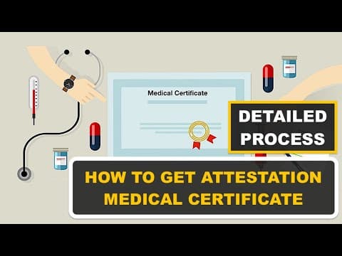 Watch video: Medical Certificate Attestation