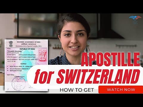Watch video: Apostille for Switzerland | Switzerland Apostille Services