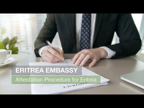 Watch video: Certificate Attestation for Eritrea | Eritrea Attestation