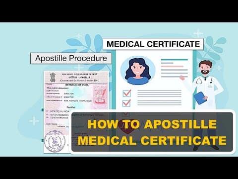 Watch video: Medical Certificate Apostille in India