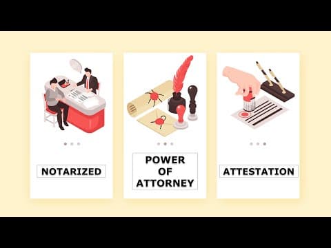 Watch video: Power of Attorney Attestation in India