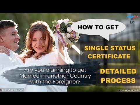 Watch video: Single Status Certificate for Vanuatu | Apostille Procedure