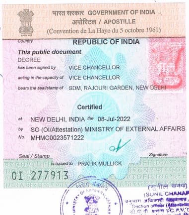 Apostille Stamp