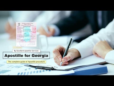 Watch video: Certificate Apostille for Georgia | Legalization Services