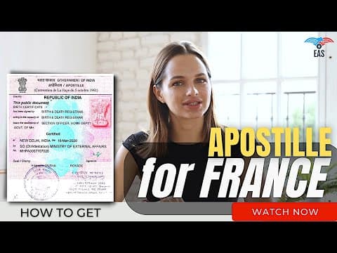 Watch video: Apostille for France