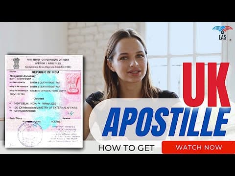 Watch video: UK Apostille Services in India