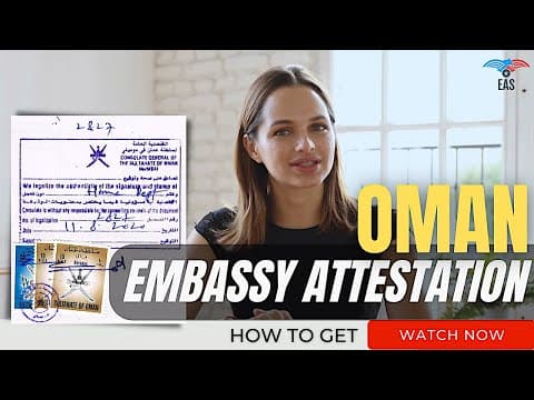 Watch video: Oman Embassy Attestation in India | Document Attestation for Oman