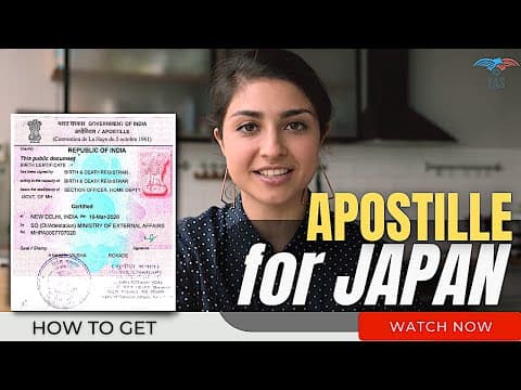Watch video: Japan Apostille Services in India | Japanese Language Translation