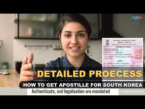 Watch video: Job in the South Korean for Indians | Requirements to Obtain South Korean Work Visa