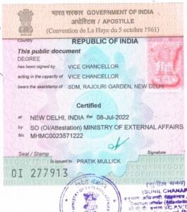 Apostille Stamp