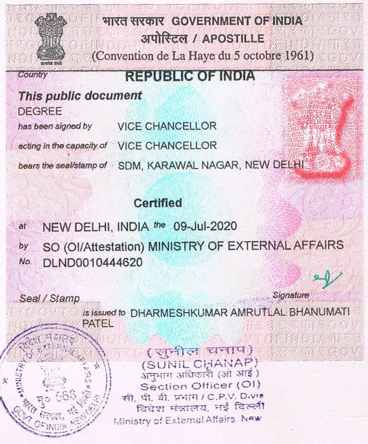 HSC Certificate Apostille Services