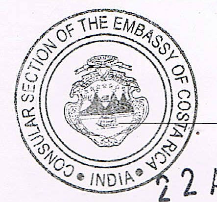 Costa Rica Embassy Attestation
