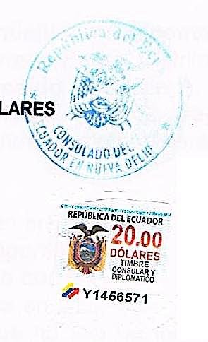Ecuador Embassy Attestation