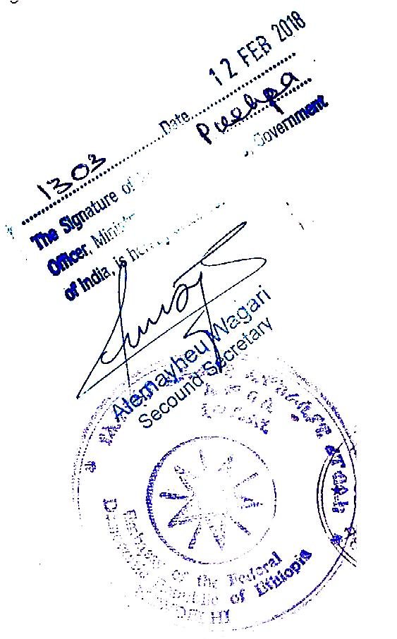 Ethiopia Consulate Attestation