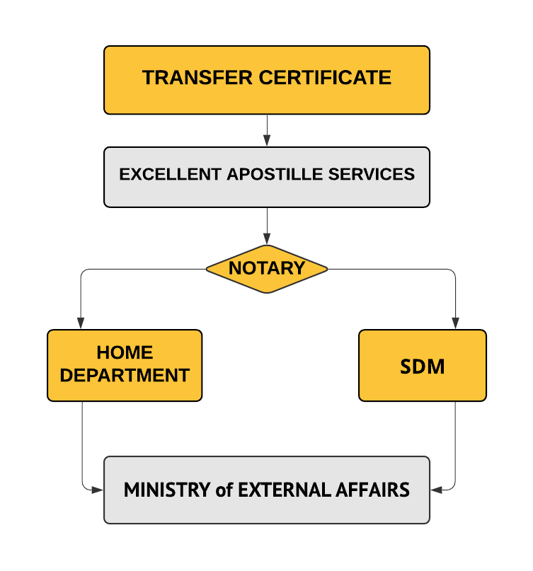Transfer Certificate Apostille Procedure