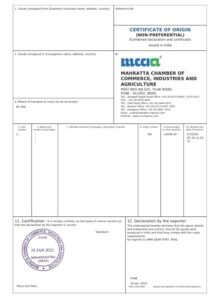 COO Attestation in India