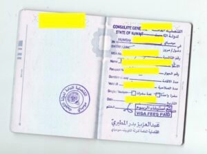 How to get Kuwait Visa Stamp in India